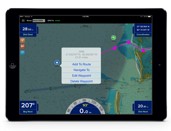 MiraTrex Pro Charts Complete Marine Navigation Solution Easy Route Creation